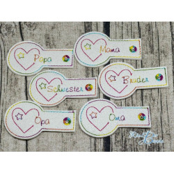 Stickdatei - Anhänger Sternenkind Herz